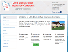 Tablet Screenshot of littleblackmutual.com